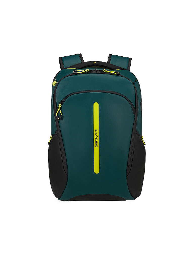 SAMSONITE Rucksack ECODIVER Medium USB Dark Teal/Lime petrol von Samsonite