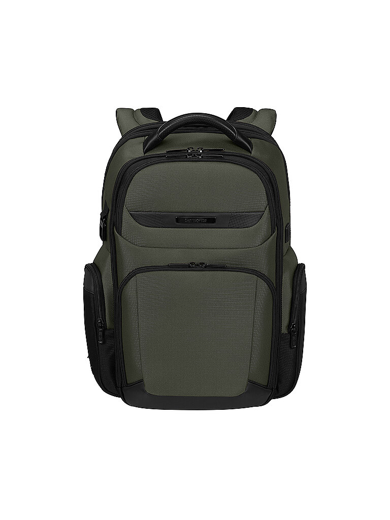 SAMSONITE Rucksack PRO-DLX erweiterbar Green dunkelgrün SAMSONITE Rucksack PRO-DLX erweiterbar Green dunkelgrün von Samsonite