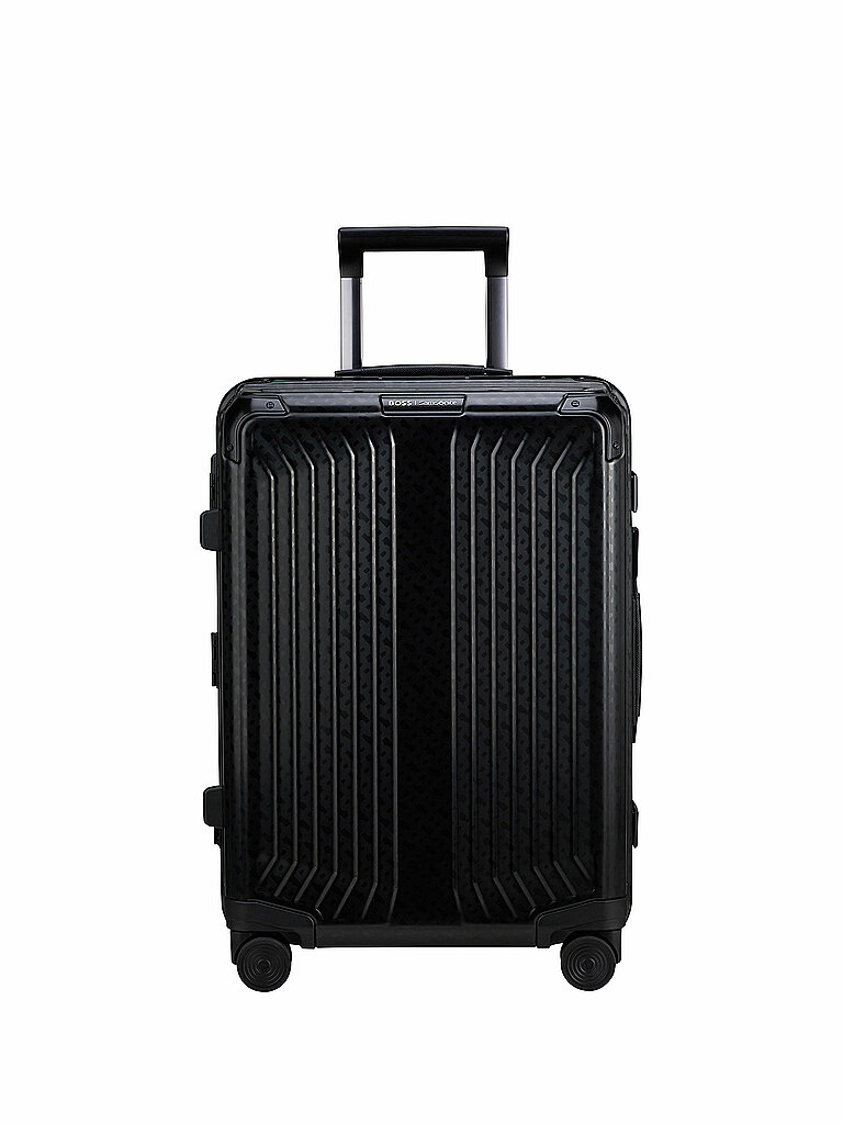 SAMSONITE Trolley BOSS SPINNER 55cm graphite monogram schwarz von Samsonite