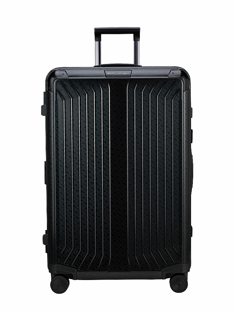 SAMSONITE Trolley BOSS SPINNER 76cm graphite monogram schwarz von Samsonite