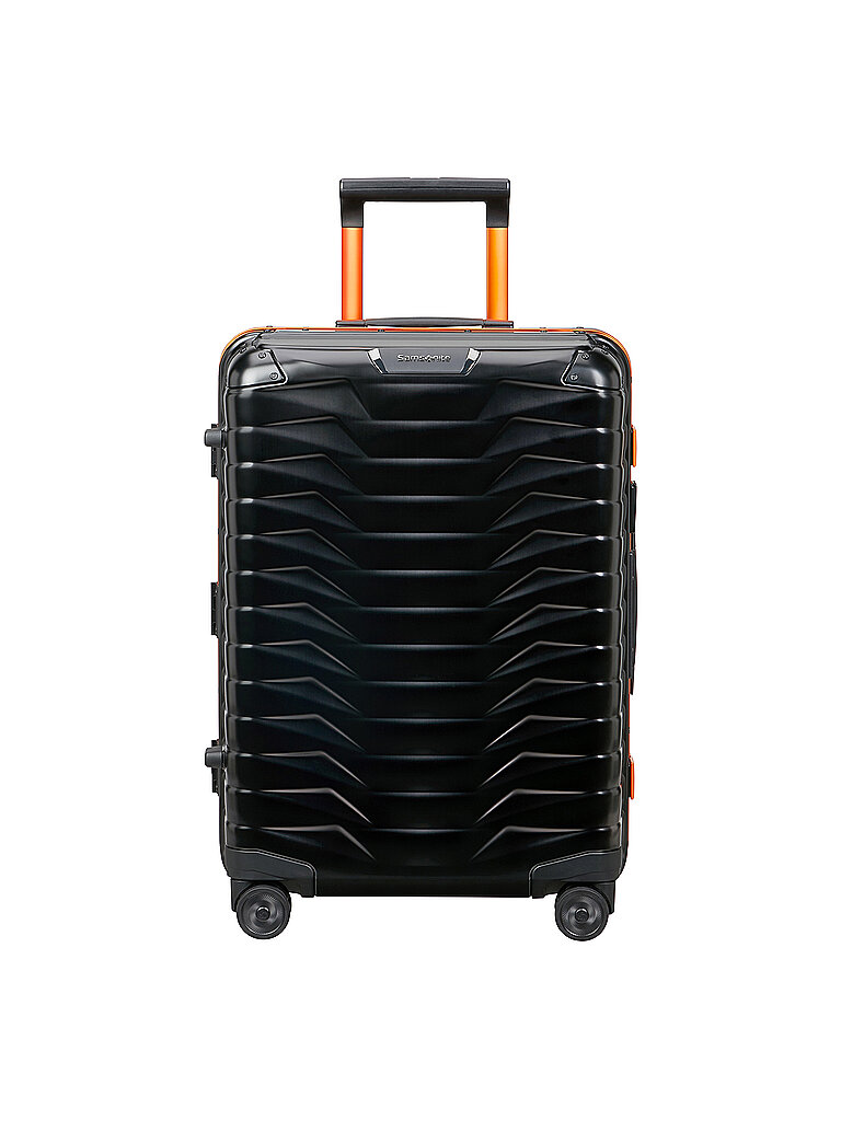 SAMSONITE Trolley PROXIS ALU Spinner 55 graphite apricot schwarz SAMSONITE Trolley PROXIS ALU Spinner 55 graphite apricot schwarz von Samsonite