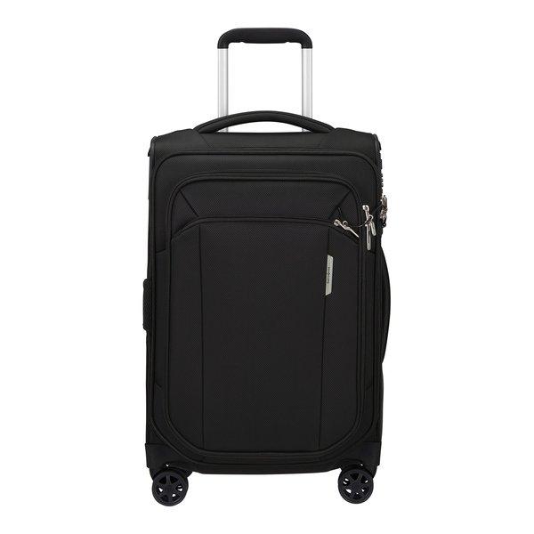 Weichschalenkoffer, Spinner Unisex Black 55 CM von Samsonite