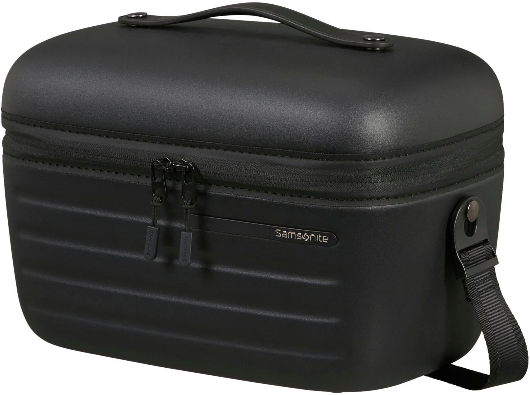 Samsonite Beautycase »STACKD Beauty Case, black, 25 cm«, Beauty-Bag Beautybox Schminketui Kosmetikbox von Samsonite