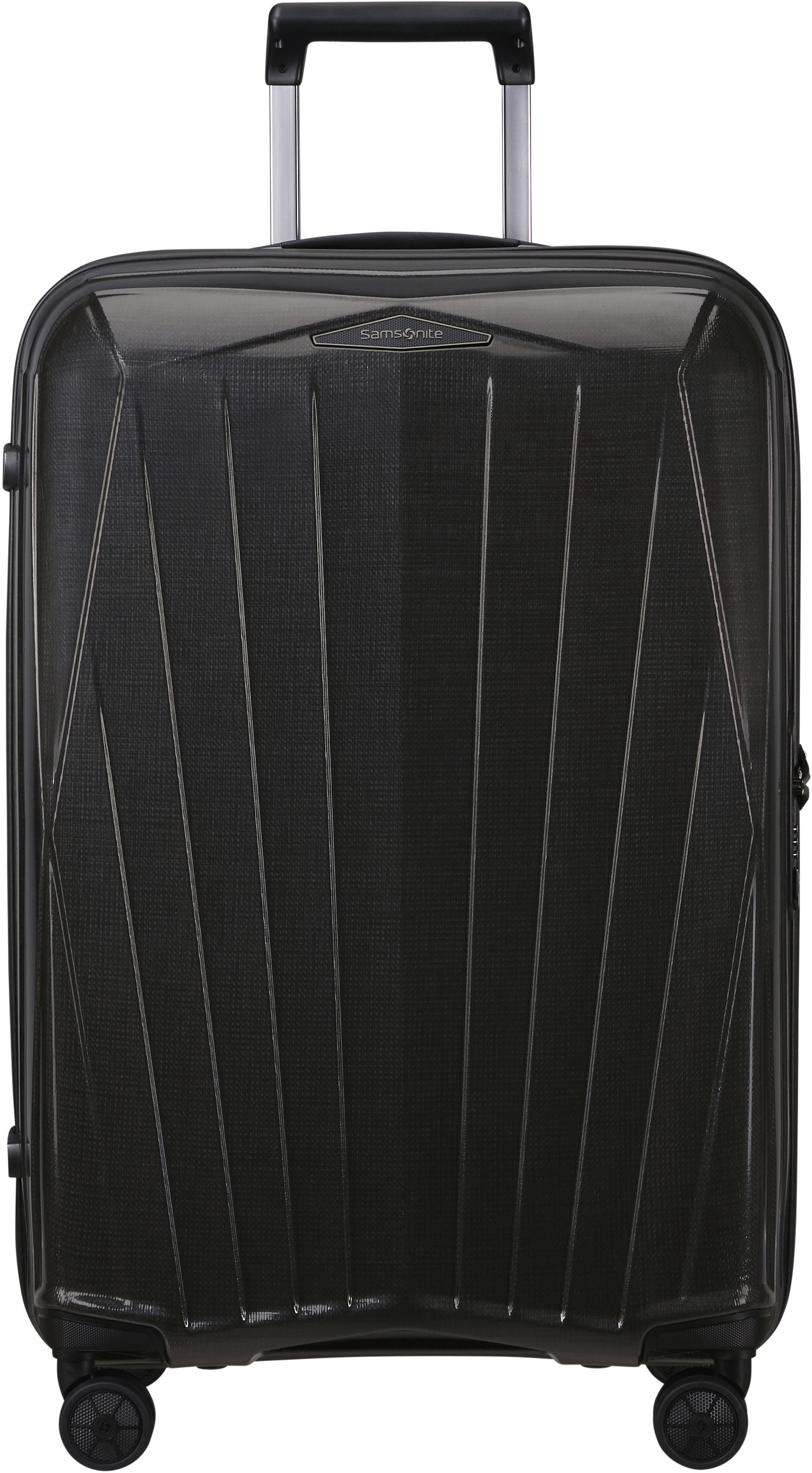 Samsonite Hartschalen-Trolley »MAJOR-LITE, black, 69 cm«, 4 Rollen, Reisekoffer Aufgabegepäck Reisegepäck Made in Europe von Samsonite