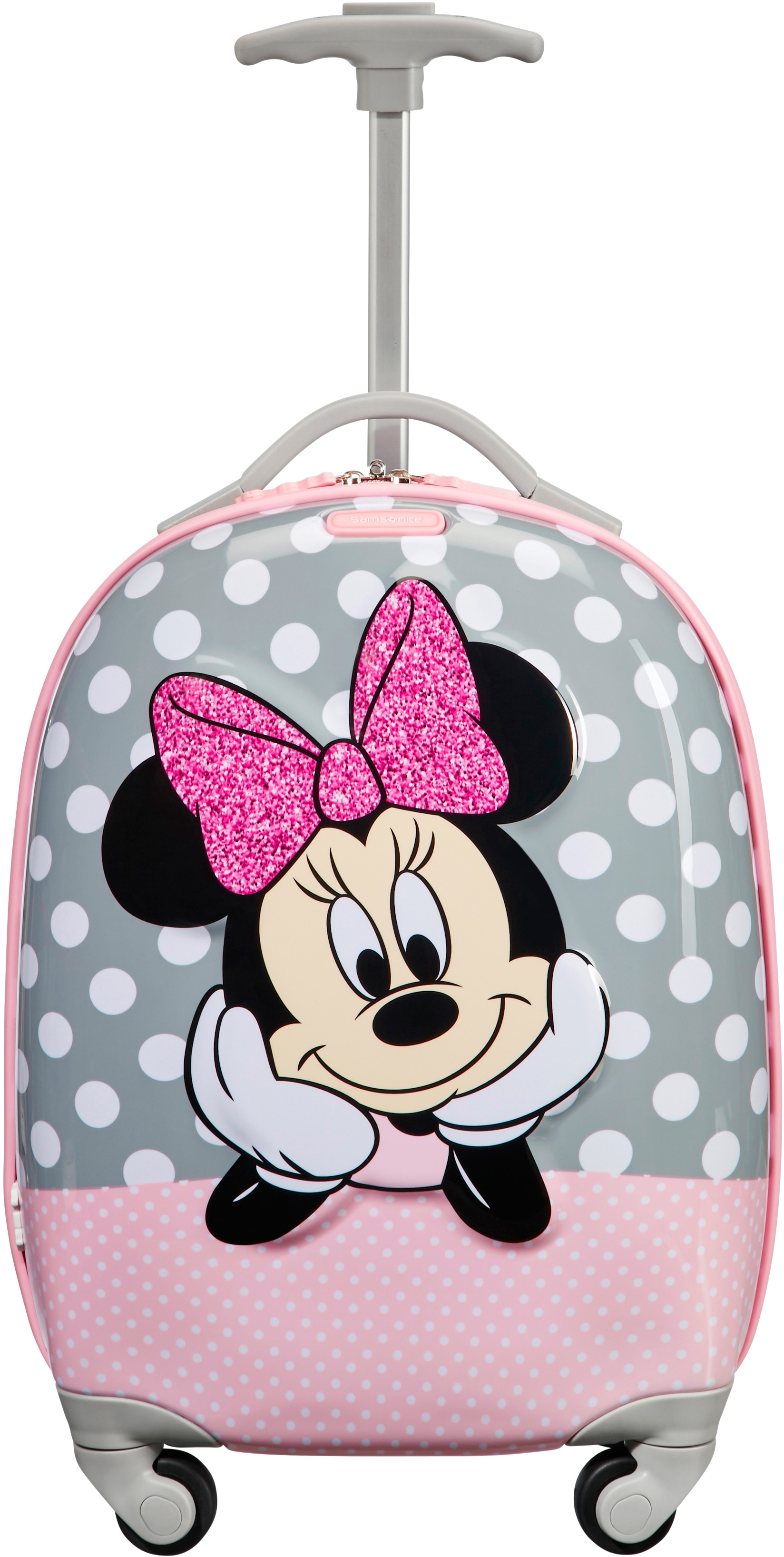 Samsonite Kinderkoffer »Disney Ultimate 2.0, 46 cm, Minnie Glitter«, 4 Rollen, Kinder Reisegepäck Handgepäck-Koffer von Samsonite