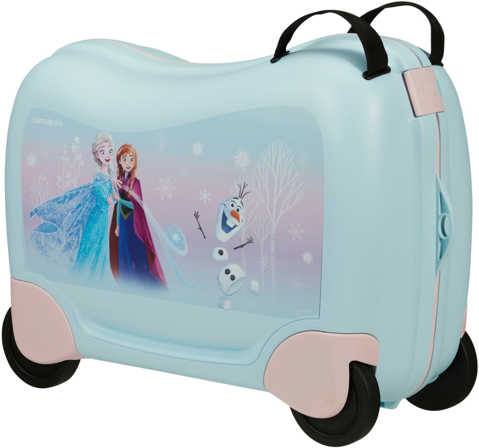 Samsonite Kinderkoffer »Dream2Go Ride-on Trolley, Disney Frozen«, 4 Rollen, Kinderreisekoffer Handgepäck zum sitzen und ziehen von Samsonite