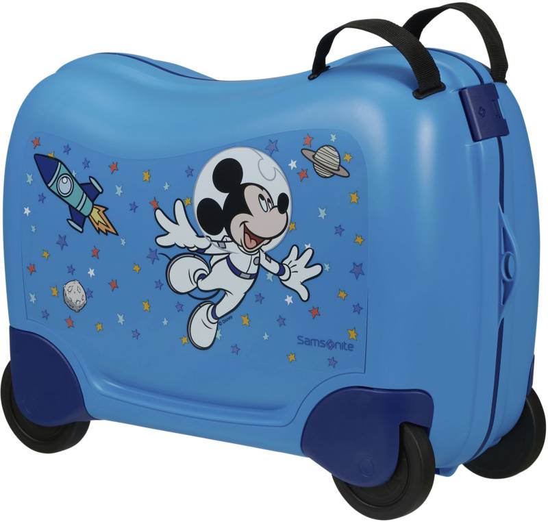 Samsonite Kinderkoffer »Dream2Go Ride-on Trolley, Disney Mickey Stars«, 4 Rollen, zum sitzen und ziehen von Samsonite