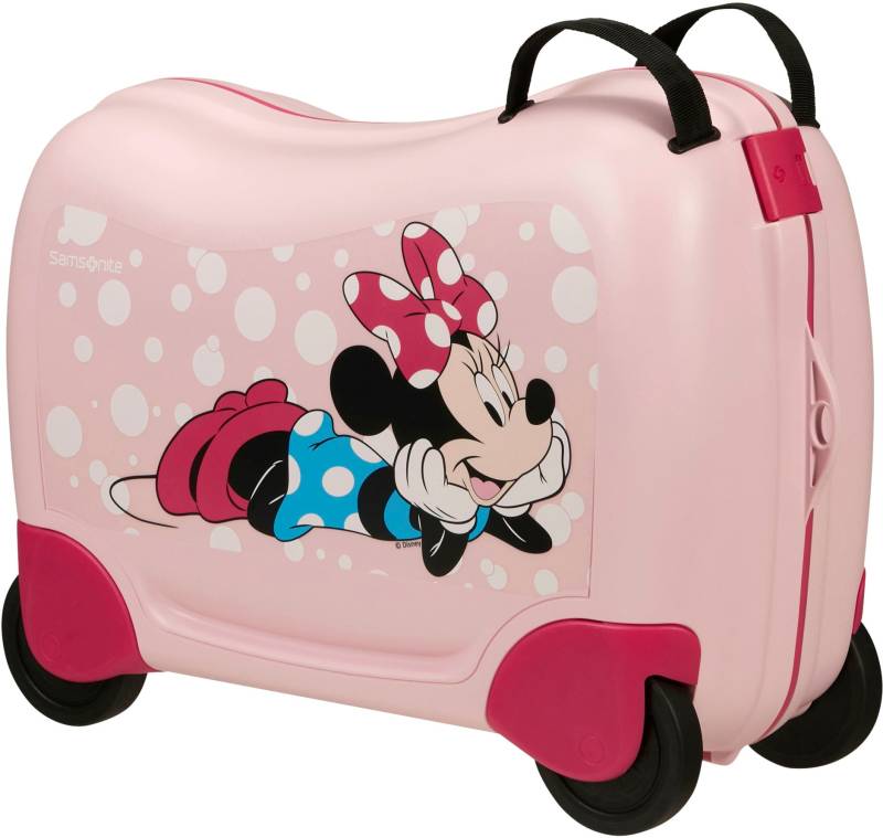 Samsonite Kinderkoffer »Dream2Go Ride-on Trolley, Disney Minnie Glitter«, 4 Rollen, zum sitzen und ziehen von Samsonite