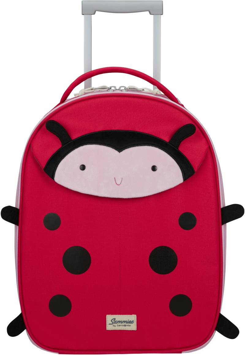 Samsonite Kinderkoffer »Happy Sammies ECO, Ladybug Lally«, 2 Rollen, Kinderreisekoffer Kindertrolley Handgepäck Weichschalenkoffer von Samsonite