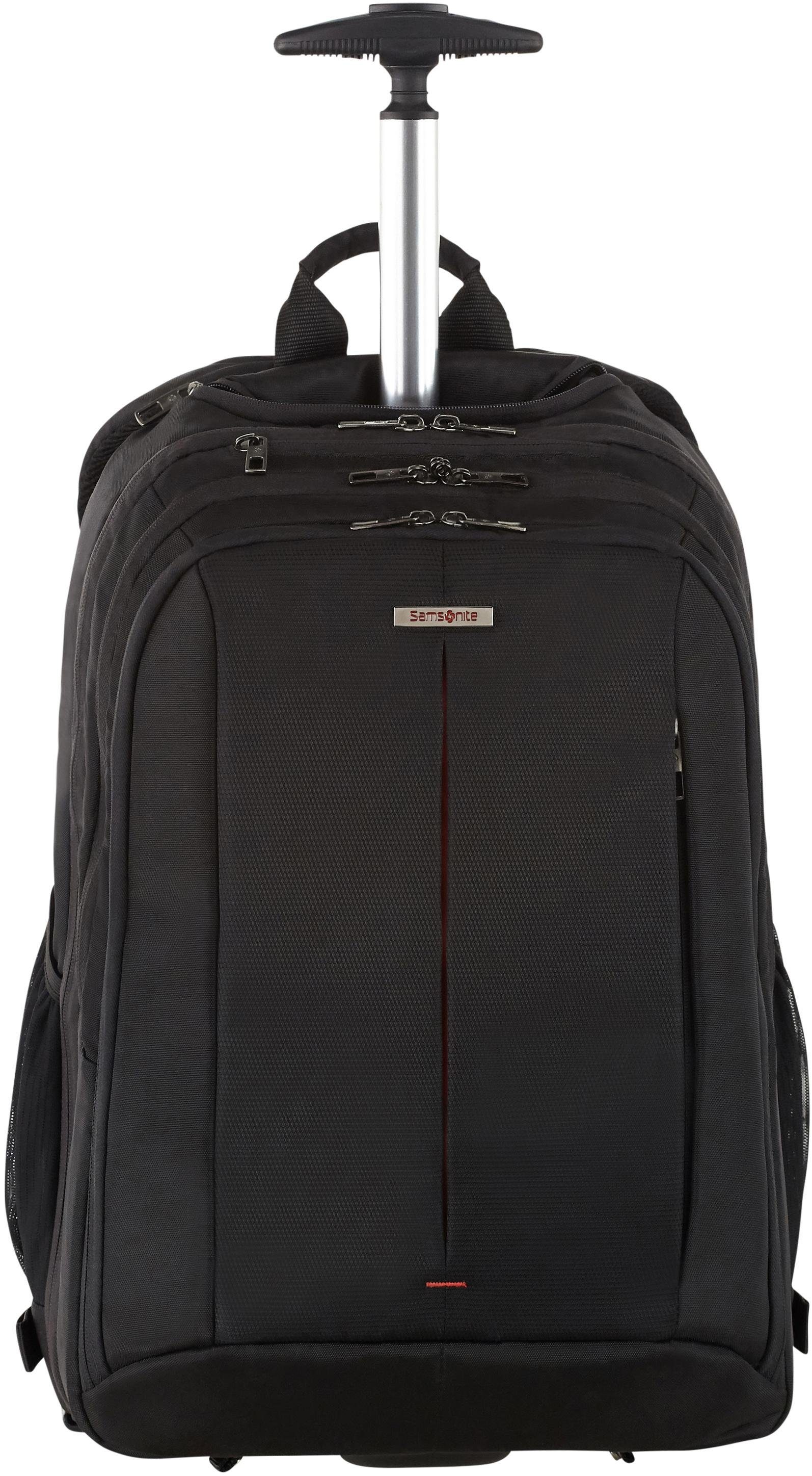 Samsonite Laptoprucksack »Guardit 2.0, black, mit 2 Rollen und Trolleyfunktion«, Reisekoffer Trolley Aufgabegepäck TSA-Zahlenschloss von Samsonite