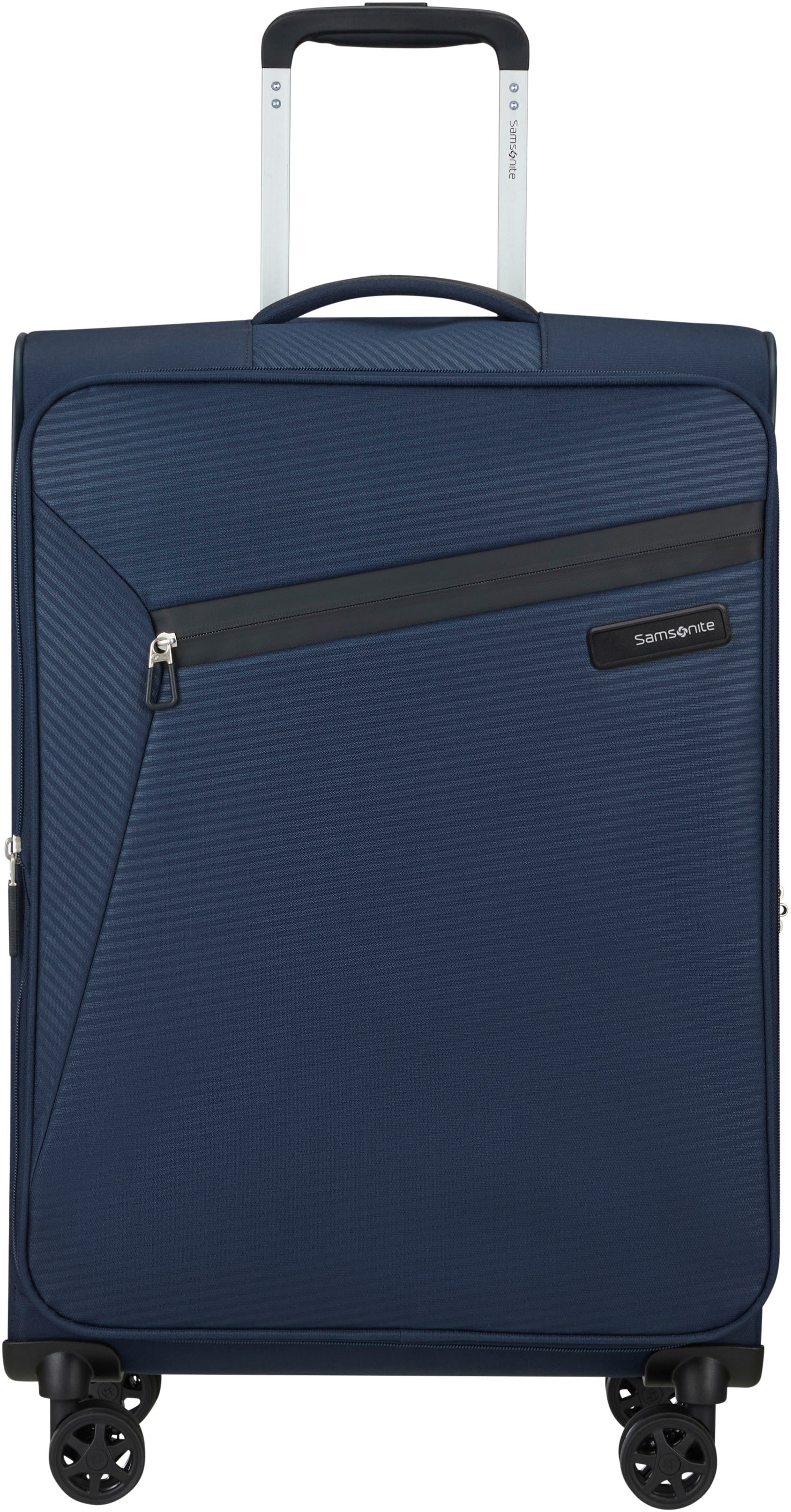 Samsonite Weichgepäck-Trolley »LITEBEAM, midnight blue, 66 cm«, 4 Rollen, Reisekoffer Aufgabegepäck Reisegepäck mit Volumenerweiterung von Samsonite