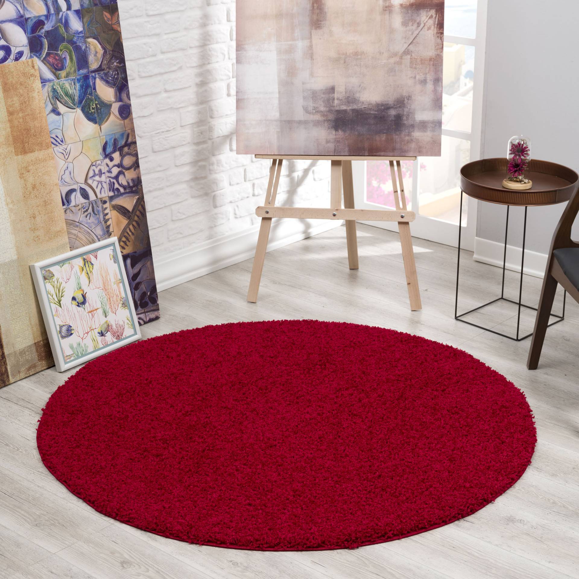 Sanat Hochflor-Teppich »LOCA«, rund, 30 mm Höhe, Wohnzimmer, Langflor, Shaggy, Schlafzimmer Sanat Hochflor-Teppich »LOCA«, rund, 30 mm Höhe, Wohnzimmer, Langflor, Shaggy, Schlafzimmer von Sanat