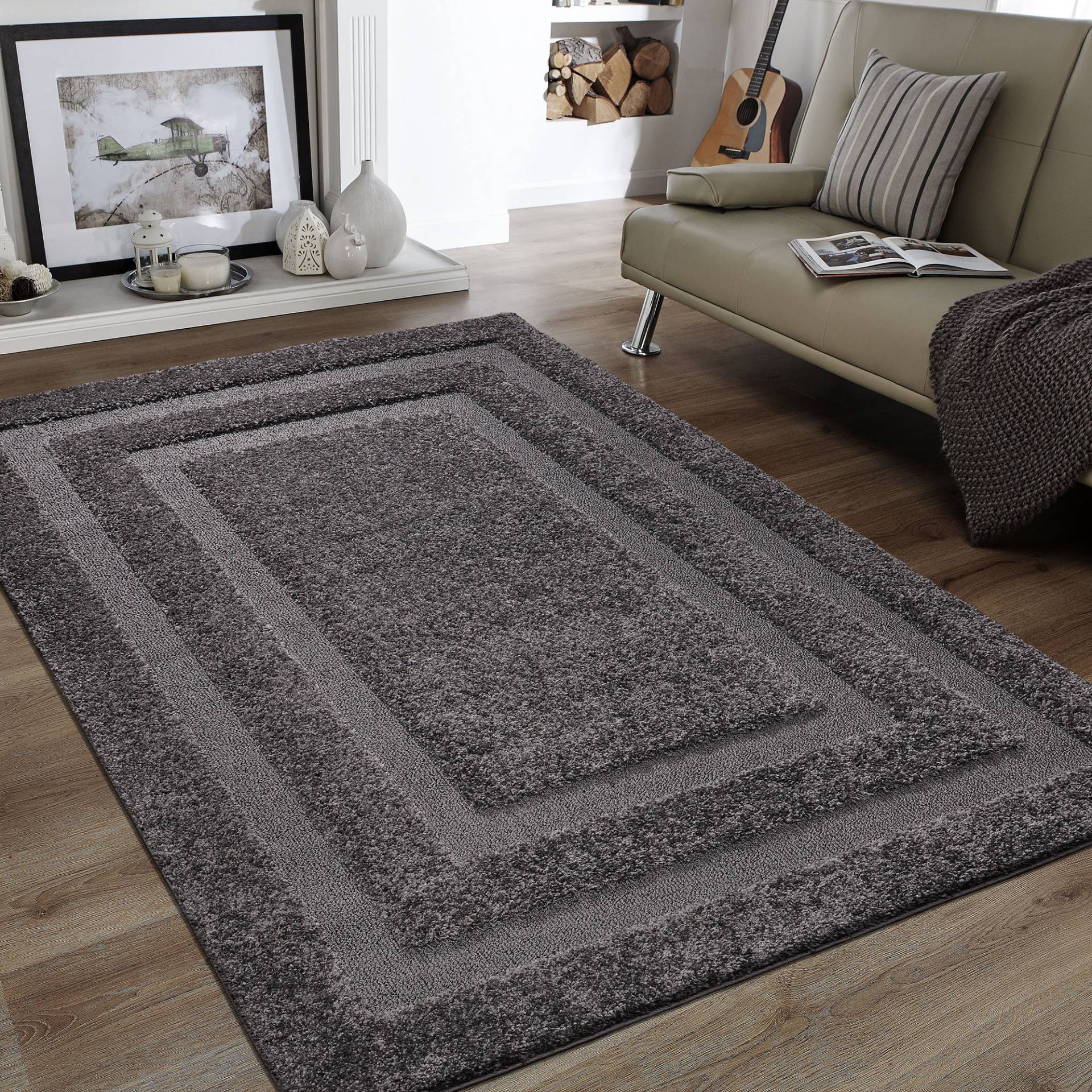 Sanat Hochflor-Teppich »Luxus 3500«, rechteckig, robuster Langflor, weich, Wohnzimmer, Schlafzimmer von Sanat