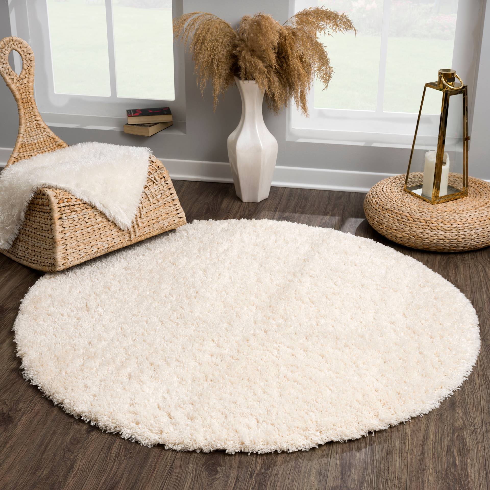 Sanat Hochflor-Teppich »Porto«, rund, 45 mm Höhe, Wohnzimmer, Langflor, Shaggy Teppich Sanat Hochflor-Teppich »Porto«, rund, 45 mm Höhe, Wohnzimmer, Langflor, Shaggy Teppich von Sanat