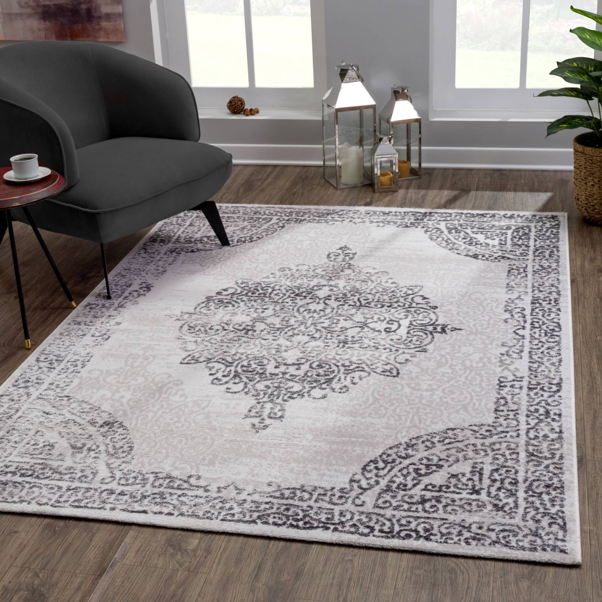 Sanat Teppich »Evra 7001«, rechteckig, 22 mm Höhe, Wohnzimmer, Kurzflor, modern Sanat Teppich »Evra 7001«, rechteckig, 22 mm Höhe, Wohnzimmer, Kurzflor, modern von Sanat