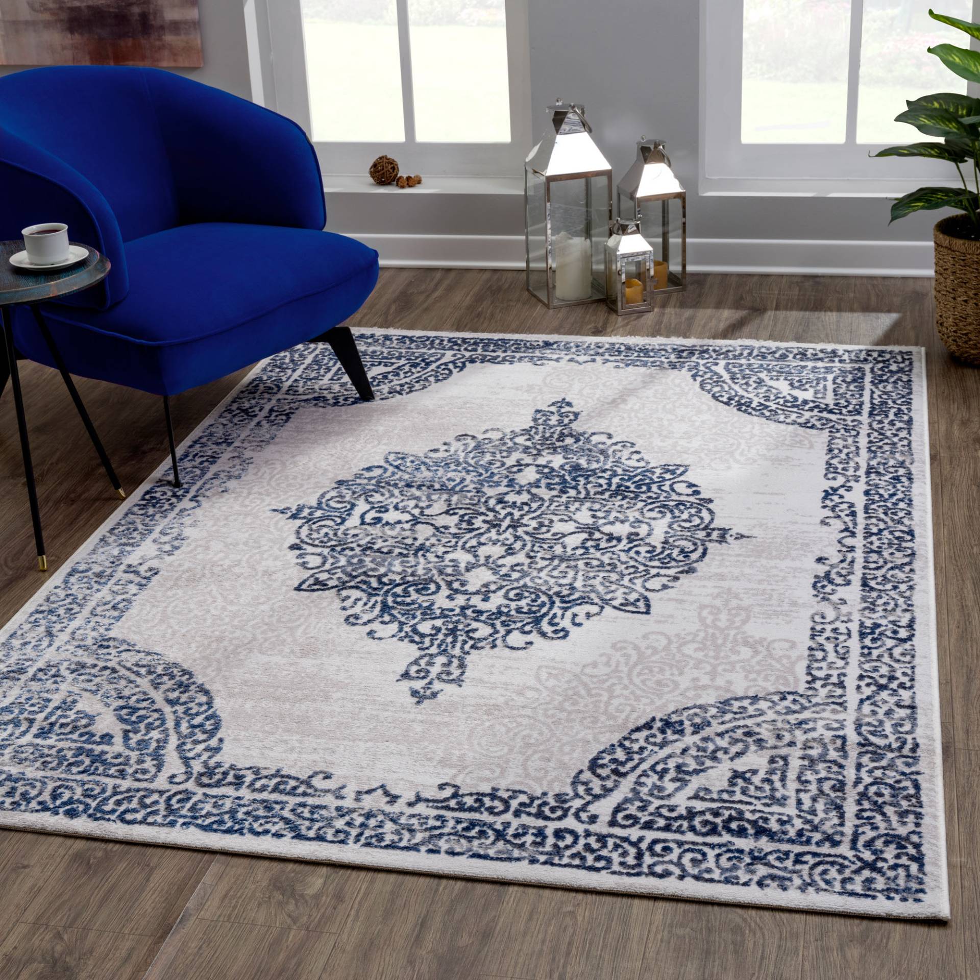 Sanat Teppich »Evra 7001«, rechteckig, 22 mm Höhe, Wohnzimmer, Kurzflor, modern Sanat Teppich »Evra 7001«, rechteckig, 22 mm Höhe, Wohnzimmer, Kurzflor, modern von Sanat