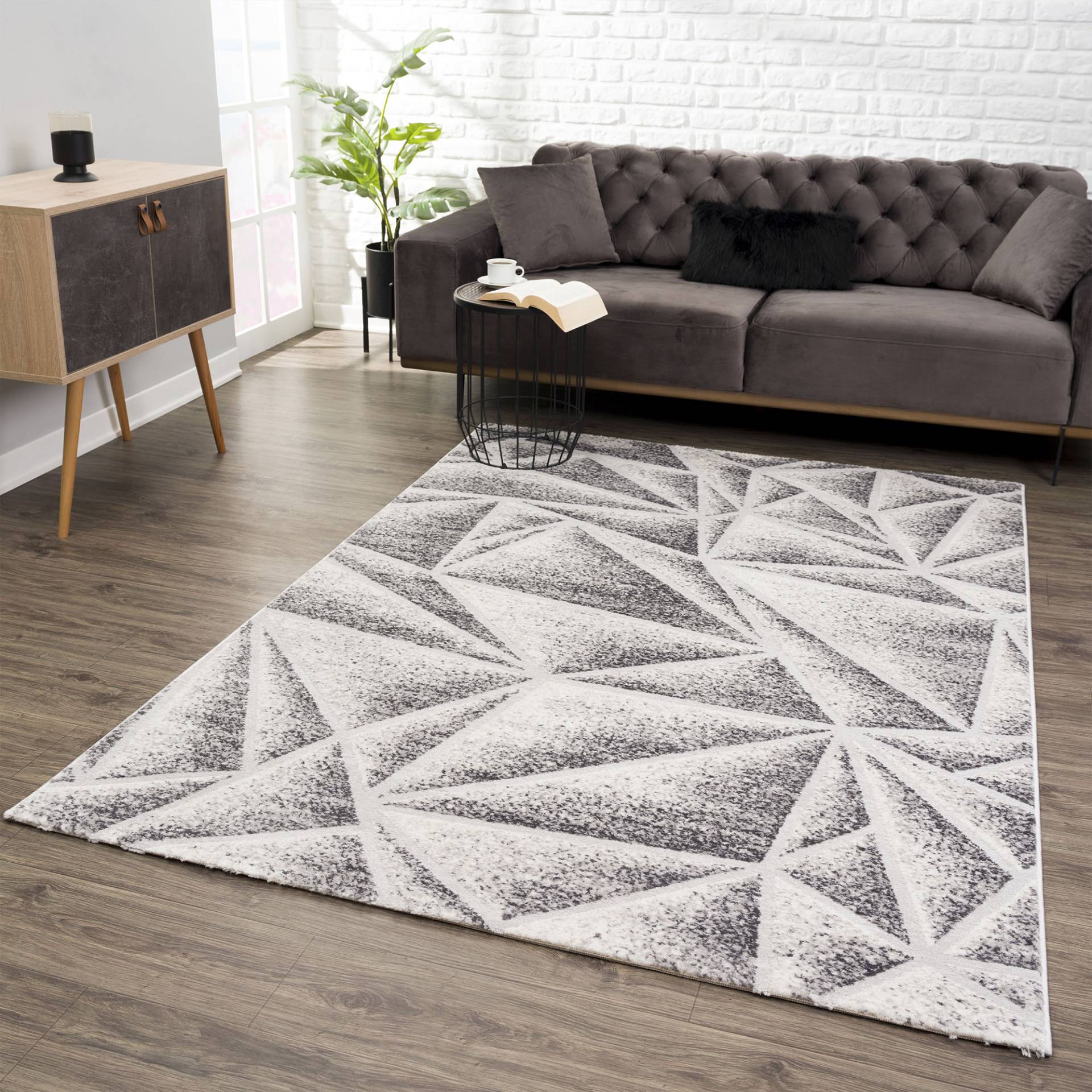 Sanat Teppich »Evra 7004«, rechteckig, Wohnzimmer, Kurzflor, modern von Sanat