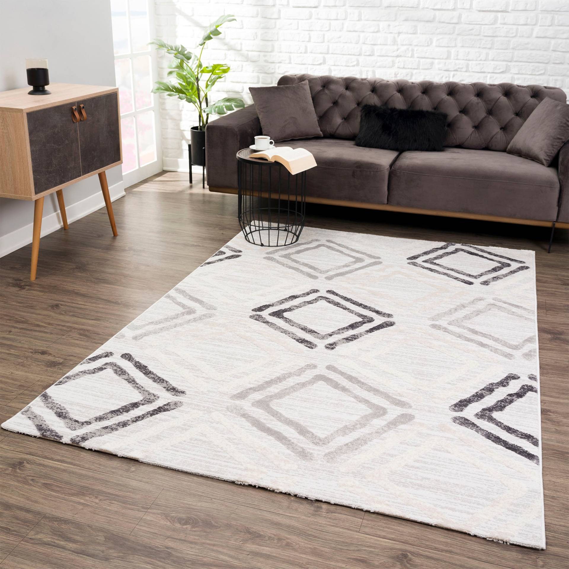 Sanat Teppich »Evra 7005«, rechteckig, Wohnzimmer, Kurzflor, modern von Sanat