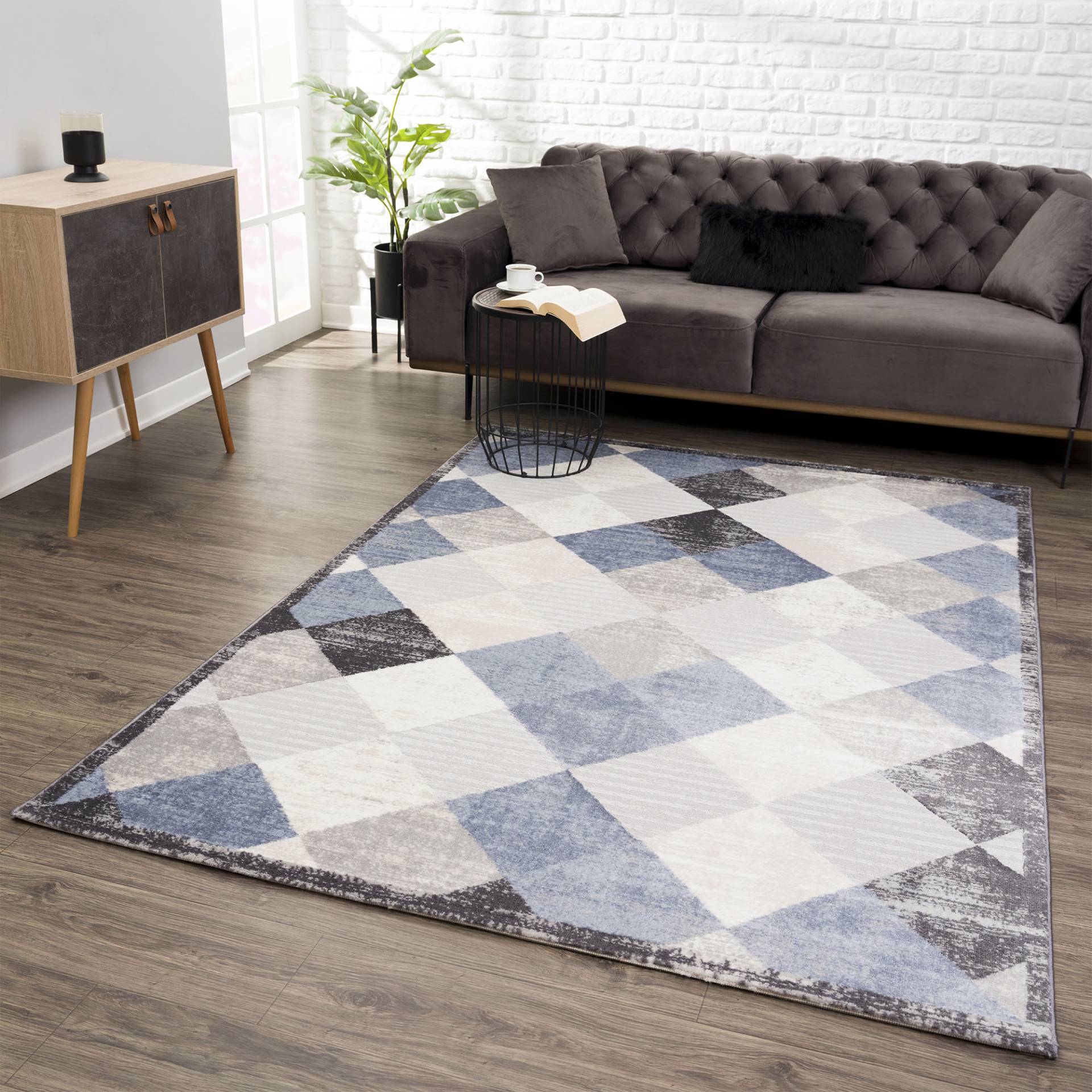 Sanat Teppich »Evra 7009«, rechteckig, Wohnzimmer, Kurzflor, modern von Sanat