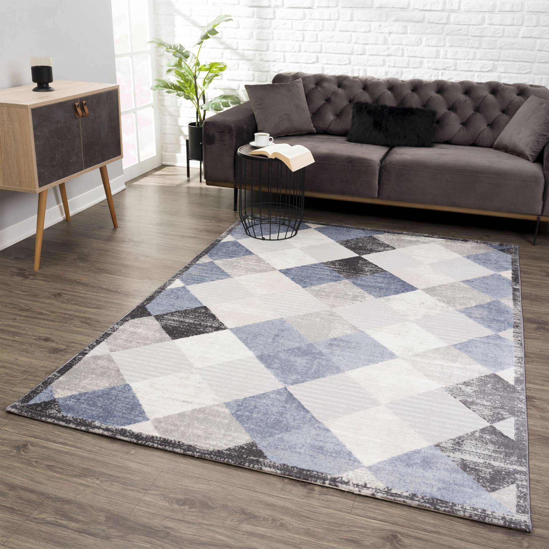 Sanat Teppich »Evra 7009«, rechteckig, 22 mm Höhe, Wohnzimmer, Kurzflor, modern Sanat Teppich »Evra 7009«, rechteckig, 22 mm Höhe, Wohnzimmer, Kurzflor, modern von Sanat