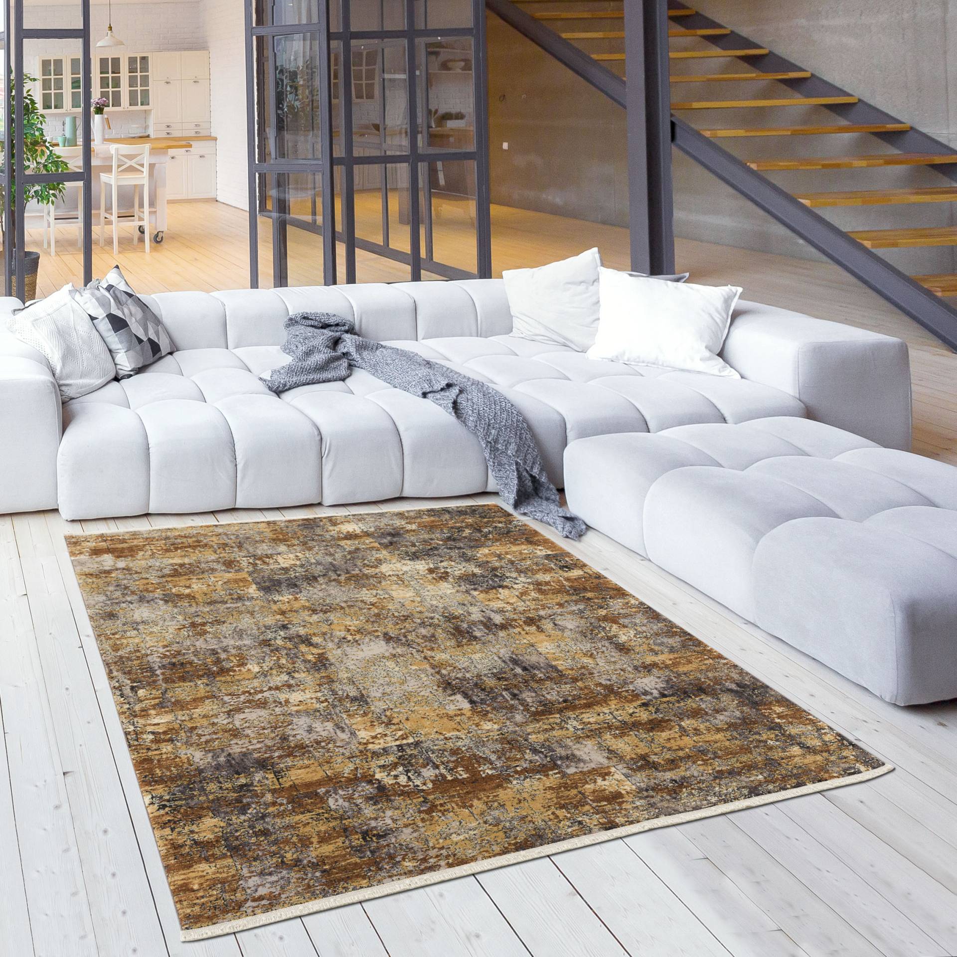 Sanat Teppich »Oasis 1871«, rechteckig, 8 mm Höhe, Wohnzimmer, Kurzflor, Orient Optik Sanat Teppich »Oasis 1871«, rechteckig, 8 mm Höhe, Wohnzimmer, Kurzflor, Orient Optik von Sanat
