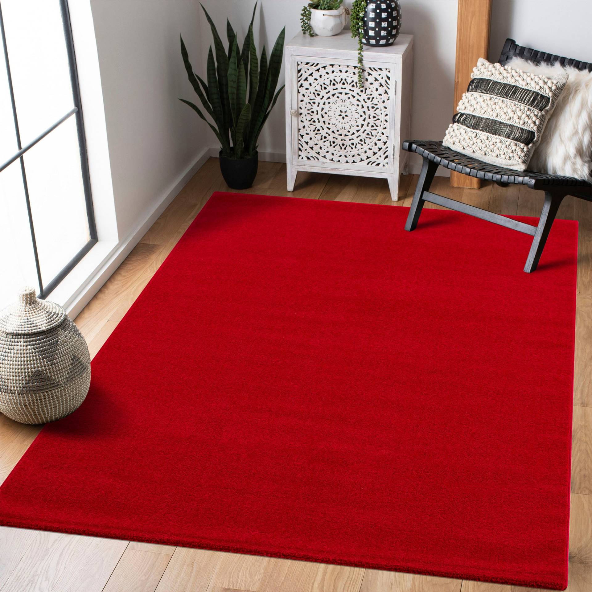 Sanat Teppich »Uni«, rechteckig, 13 mm Höhe, robuster Kurzflorteppich, grosse Farbauswahl Sanat Teppich »Uni«, rechteckig, 13 mm Höhe, robuster Kurzflorteppich, grosse Farbauswahl von Sanat