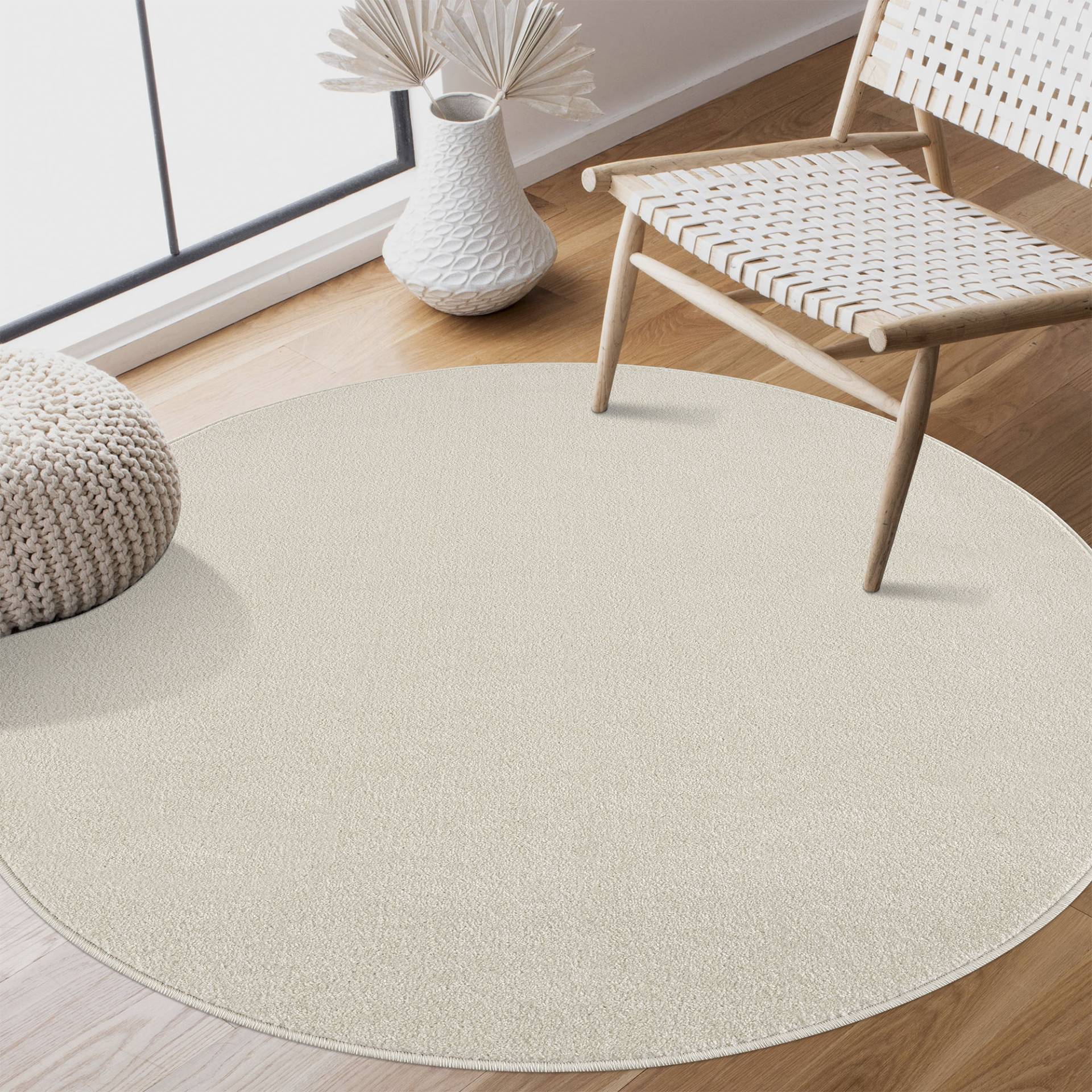 Sanat Teppich »Uni«, rund, 13 mm Höhe, robuster Kurzflorteppich, grosse Farbauswahl Sanat Teppich »Uni«, rund, 13 mm Höhe, robuster Kurzflorteppich, grosse Farbauswahl von Sanat