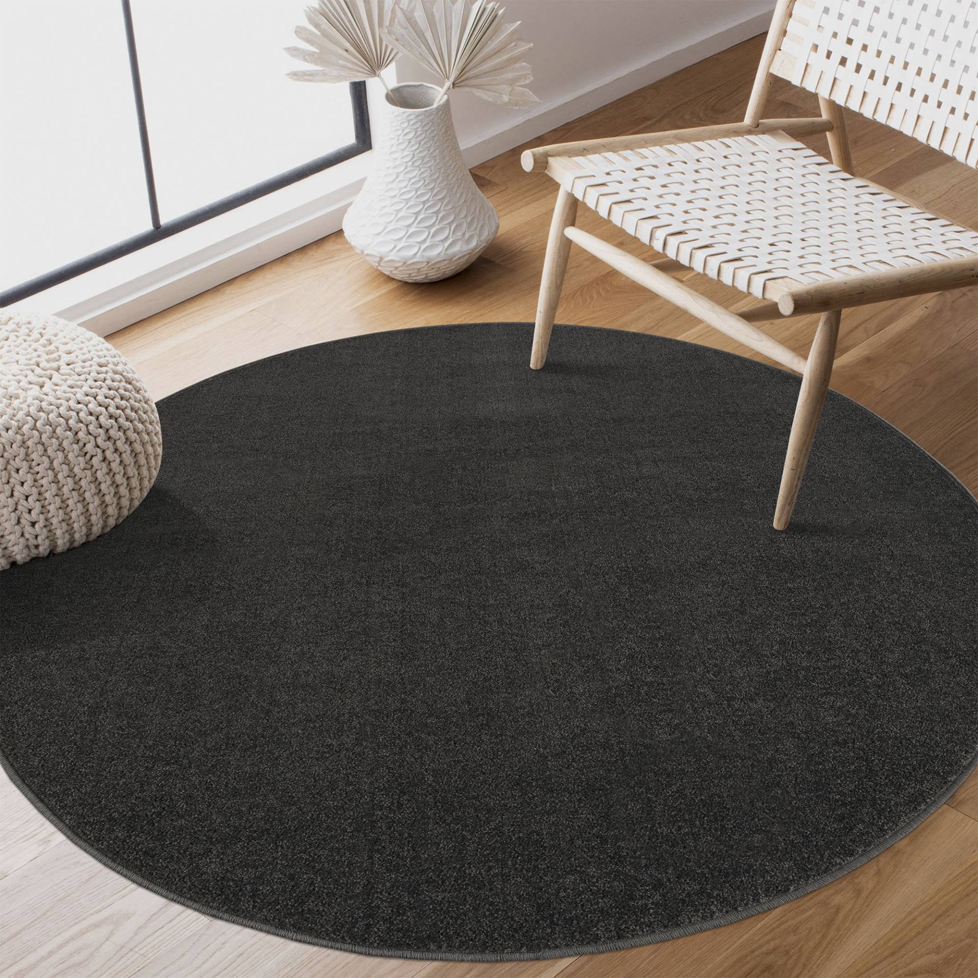Sanat Teppich »Uni«, rund, 13 mm Höhe, robuster Kurzflorteppich, grosse Farbauswahl Sanat Teppich »Uni«, rund, 13 mm Höhe, robuster Kurzflorteppich, grosse Farbauswahl von Sanat
