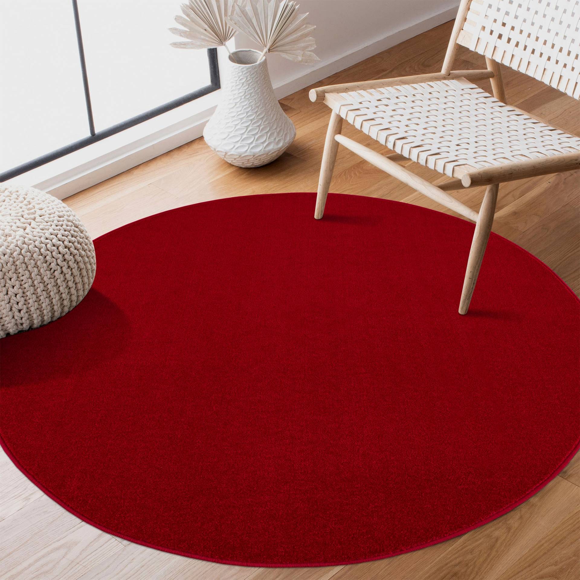 Sanat Teppich »Uni«, rund, 13 mm Höhe, robuster Kurzflorteppich, grosse Farbauswahl Sanat Teppich »Uni«, rund, 13 mm Höhe, robuster Kurzflorteppich, grosse Farbauswahl von Sanat