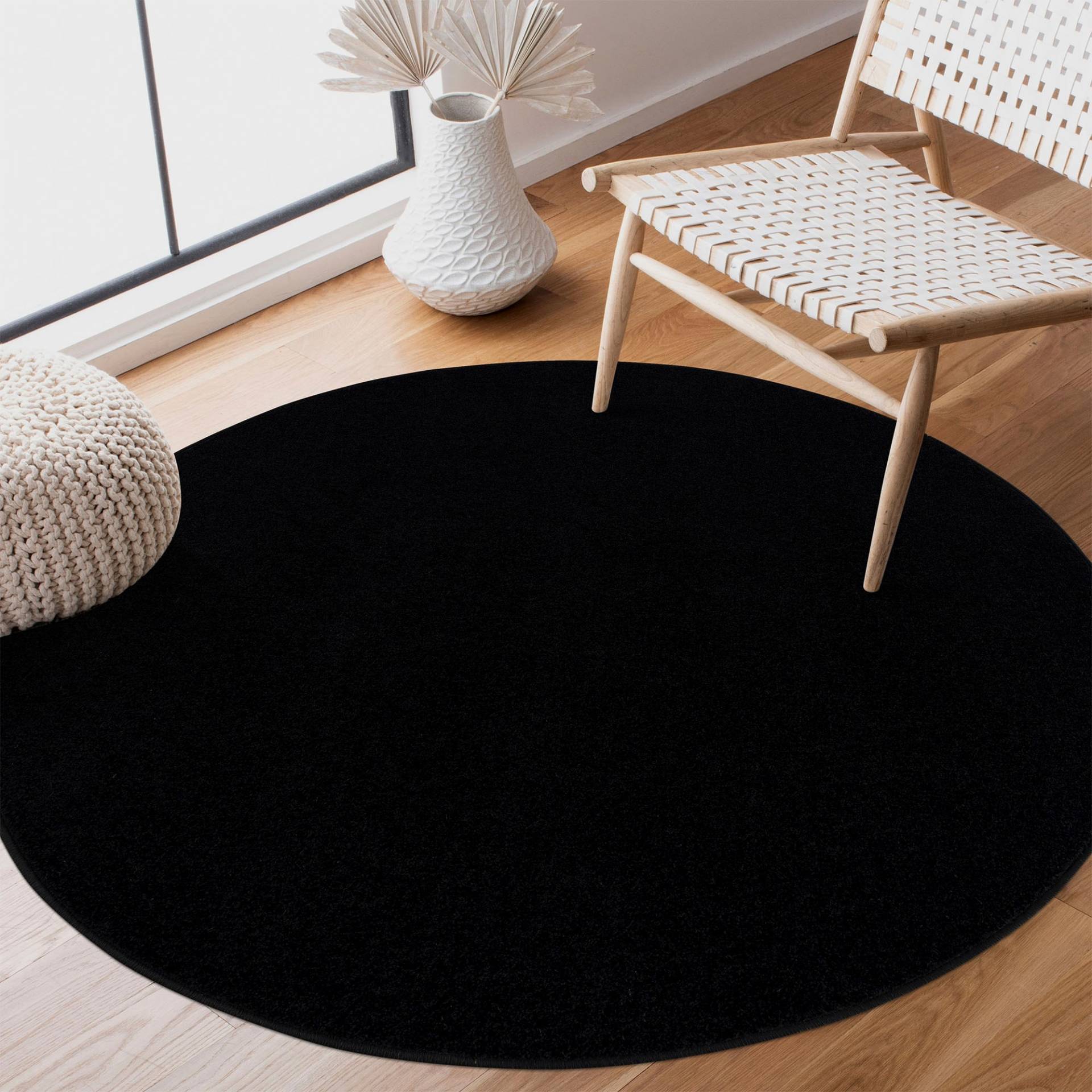 Sanat Teppich »Uni«, rund, 13 mm Höhe, robuster Kurzflorteppich, grosse Farbauswahl Sanat Teppich »Uni«, rund, 13 mm Höhe, robuster Kurzflorteppich, grosse Farbauswahl von Sanat