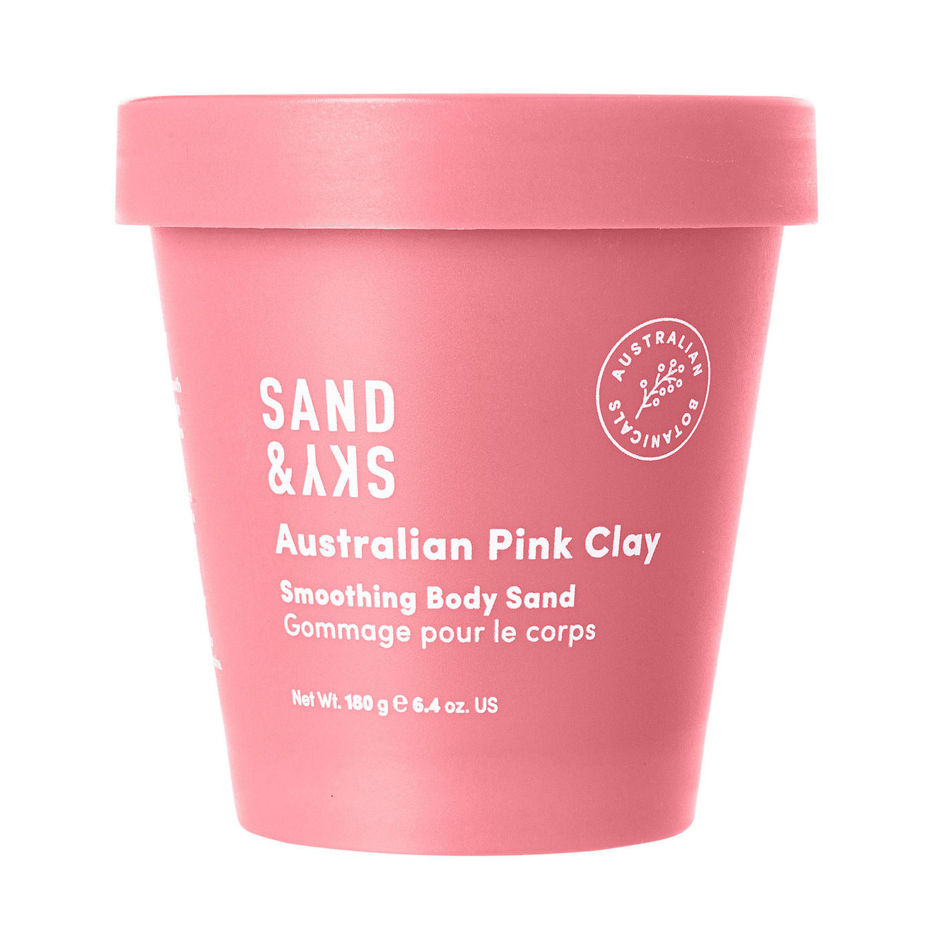 SAND & SKY Australian Pink Clay Smoothing Body Sand von Sand & Sky