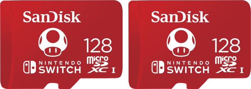 Sandisk Speicherkarte »2 x microSDXC™ Card für die Nintendo Switch™«, (100 MB/s Lesegeschwindigkeit), Doppelpack von Sandisk