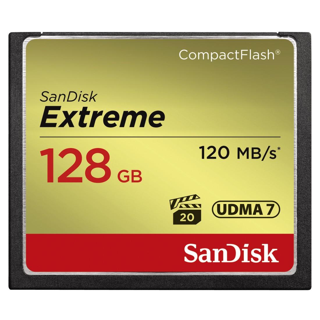 Sandisk Speicherkarte »CF Extreme«, (120 MB/s Lesegeschwindigkeit) von Sandisk