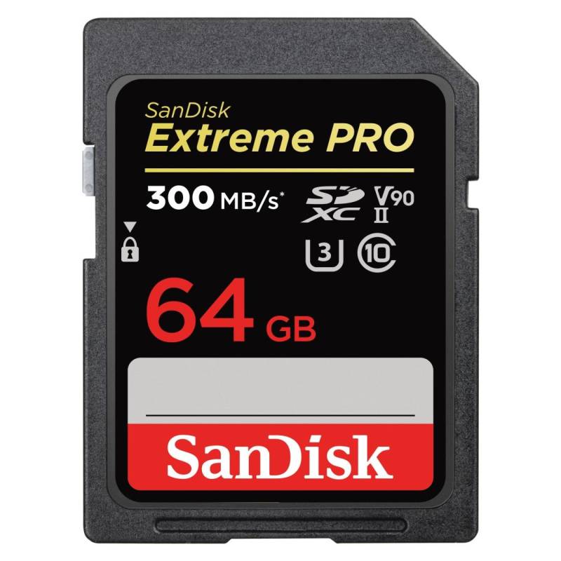 Sandisk Speicherkarte »Extreme Pro«, (UHS-I Class 10 300 MB/s Lesegeschwindigkeit) von Sandisk