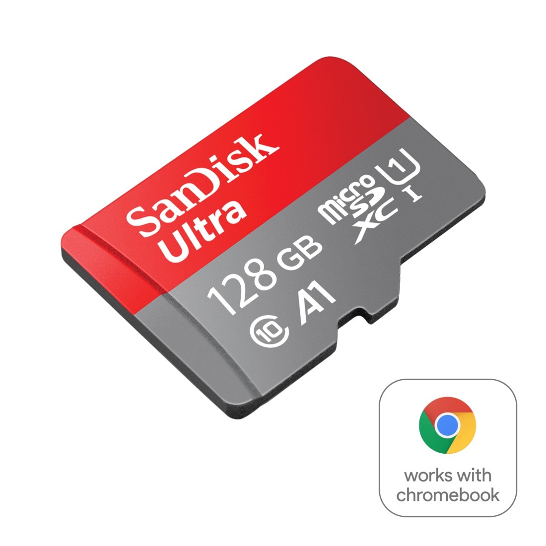 Sandisk Speicherkarte »microSDXC Ultra, + SD-Adapter für Chromebooks«, (Class 10 140 MB/s Lesegeschwindigkeit) von Sandisk