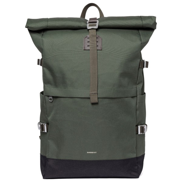 Sandqvist - Icon Rolltop Backpack 26 - Daypack Gr 26 l grau/oliv Sandqvist - Icon Rolltop Backpack 26 - Daypack Gr 26 l grau/oliv von Sandqvist