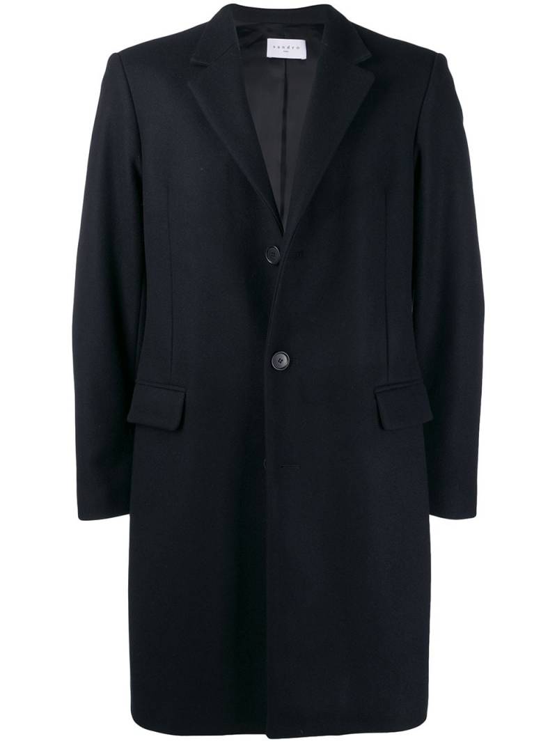 SANDRO Apollo coat - Blue von SANDRO