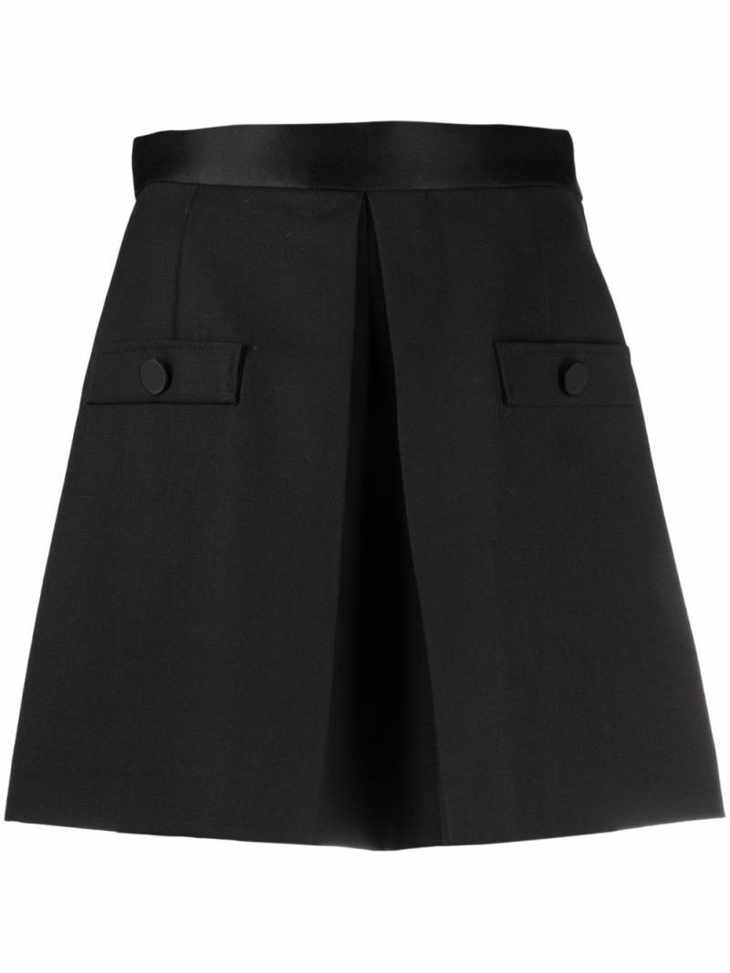 SANDRO Hugo A-line shorts - Black von SANDRO