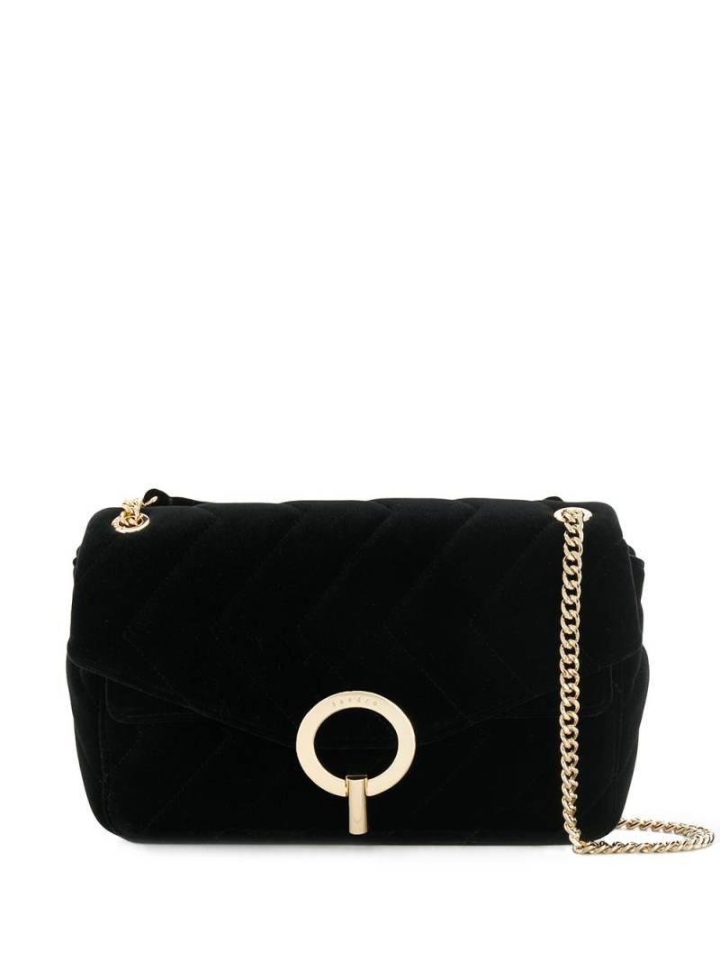 SANDRO flap shoulder bag - Black von SANDRO