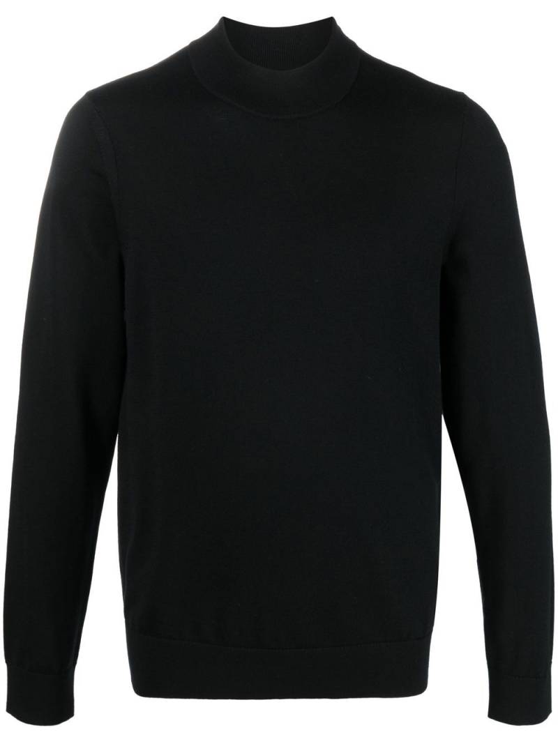 SANDRO mock-neck wool jumper - Black von SANDRO