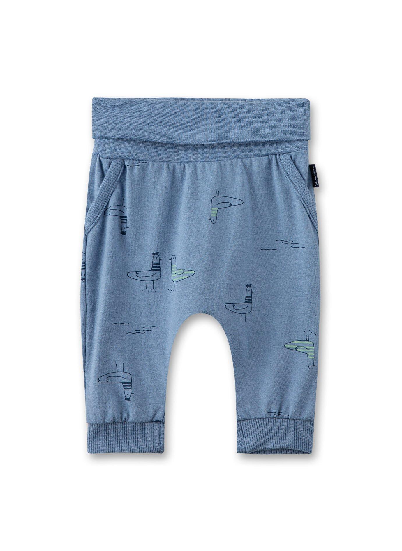 Baby Jungen Sweathose Blau Unisex Blau 80 von Sanetta Fiftyseven