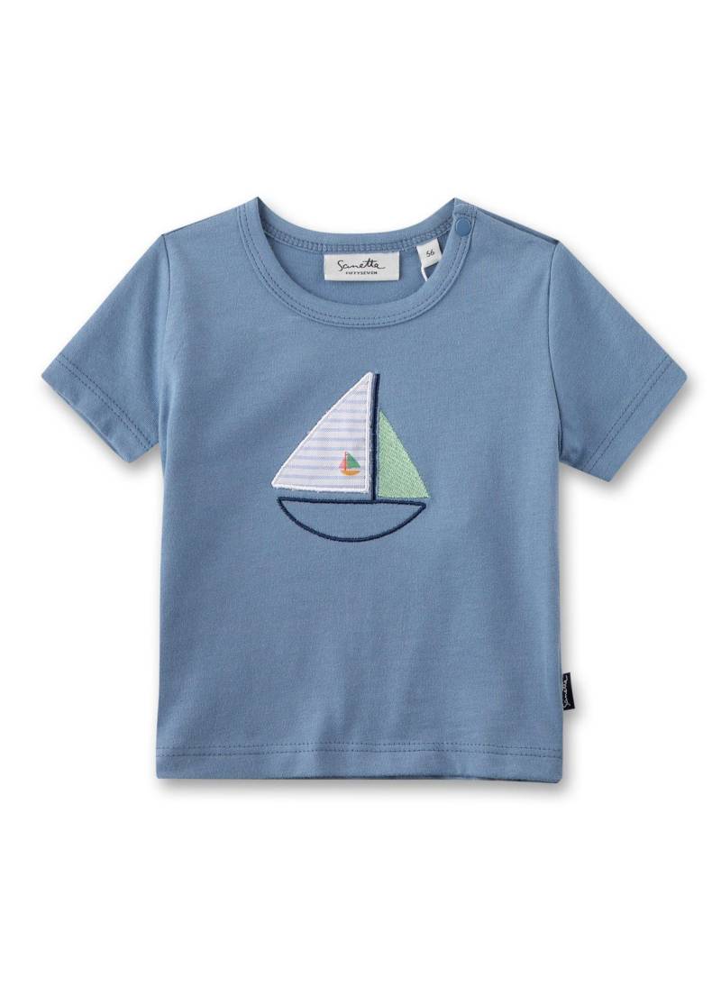 Baby Jungen T-shirt Segelboot Unisex Blau 56 von Sanetta Fiftyseven