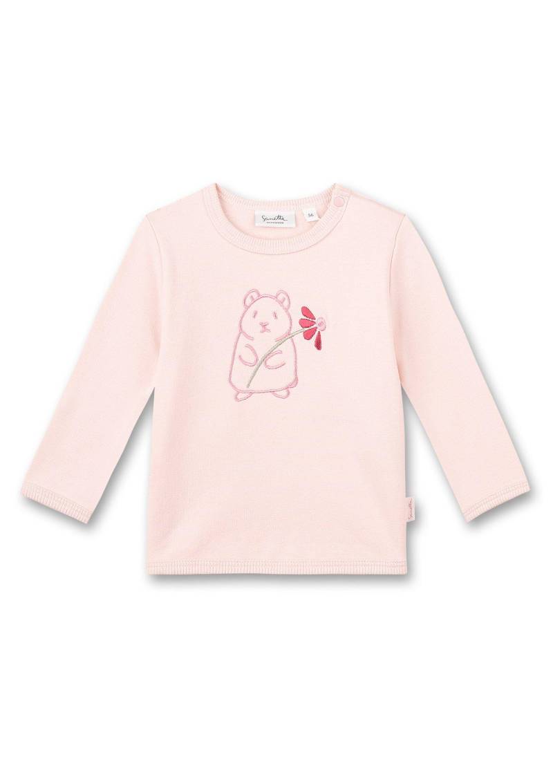 Baby Sweatshirt Langarm Unisex Rosa 56 von Sanetta Fiftyseven