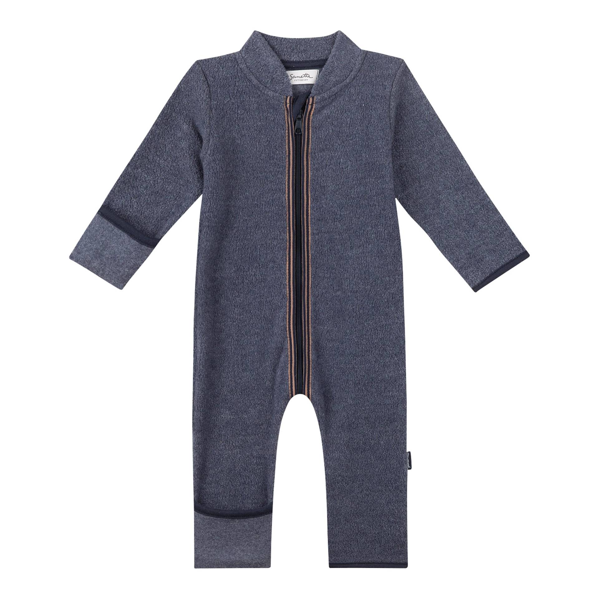 Fleece-Overall mit Klappbündchen von Sanetta Fiftyseven