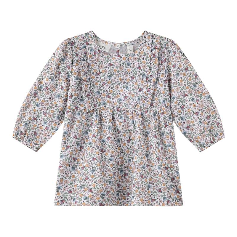 Kleid langarm Blumen Rüschen von Sanetta Fiftyseven