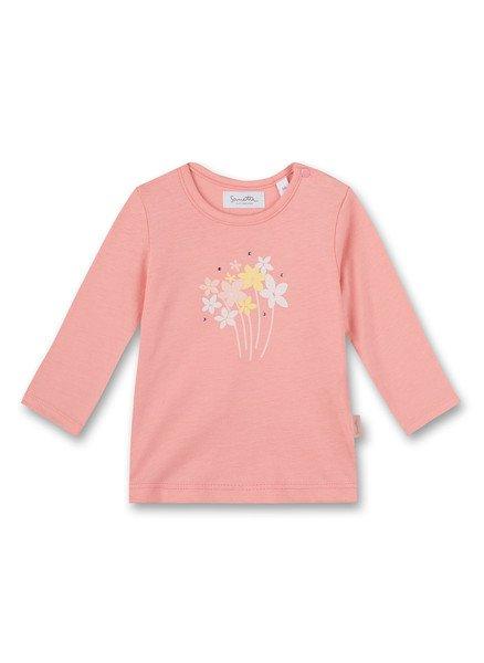 Baby Mädchen-shirt Langarm Blume Rosa Unisex Rosa 86 von Sanetta Fiftyseven