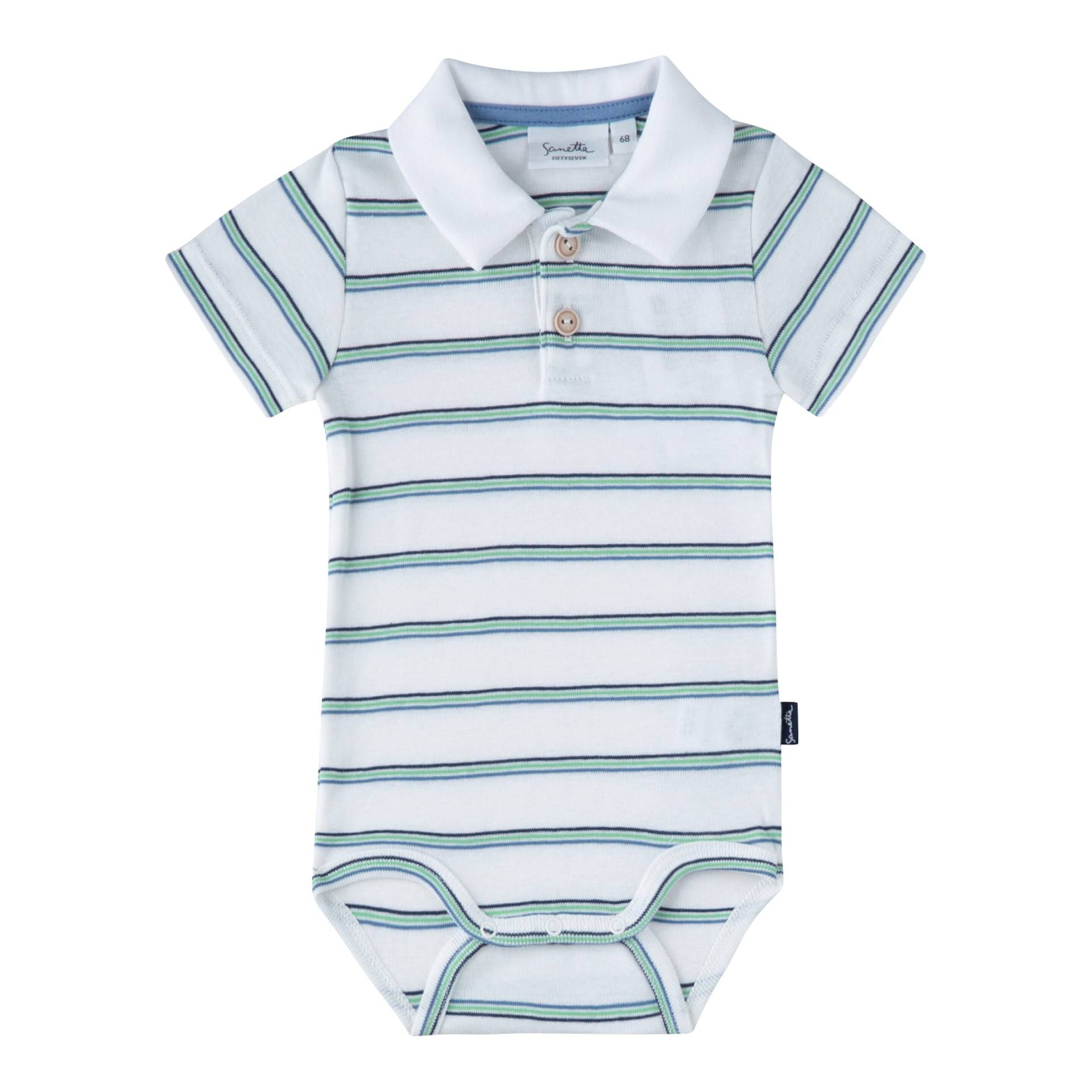 Polo-Body kurzarm Streifen Polo-Body kurzarm Streifen von Sanetta Fiftyseven