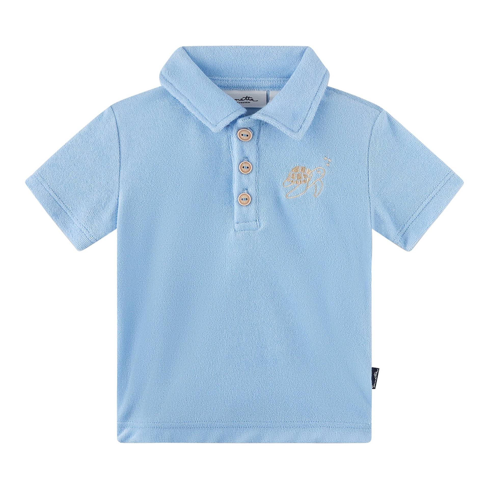 Polo-T-Shirt Schildkröte Frottee von Sanetta Fiftyseven