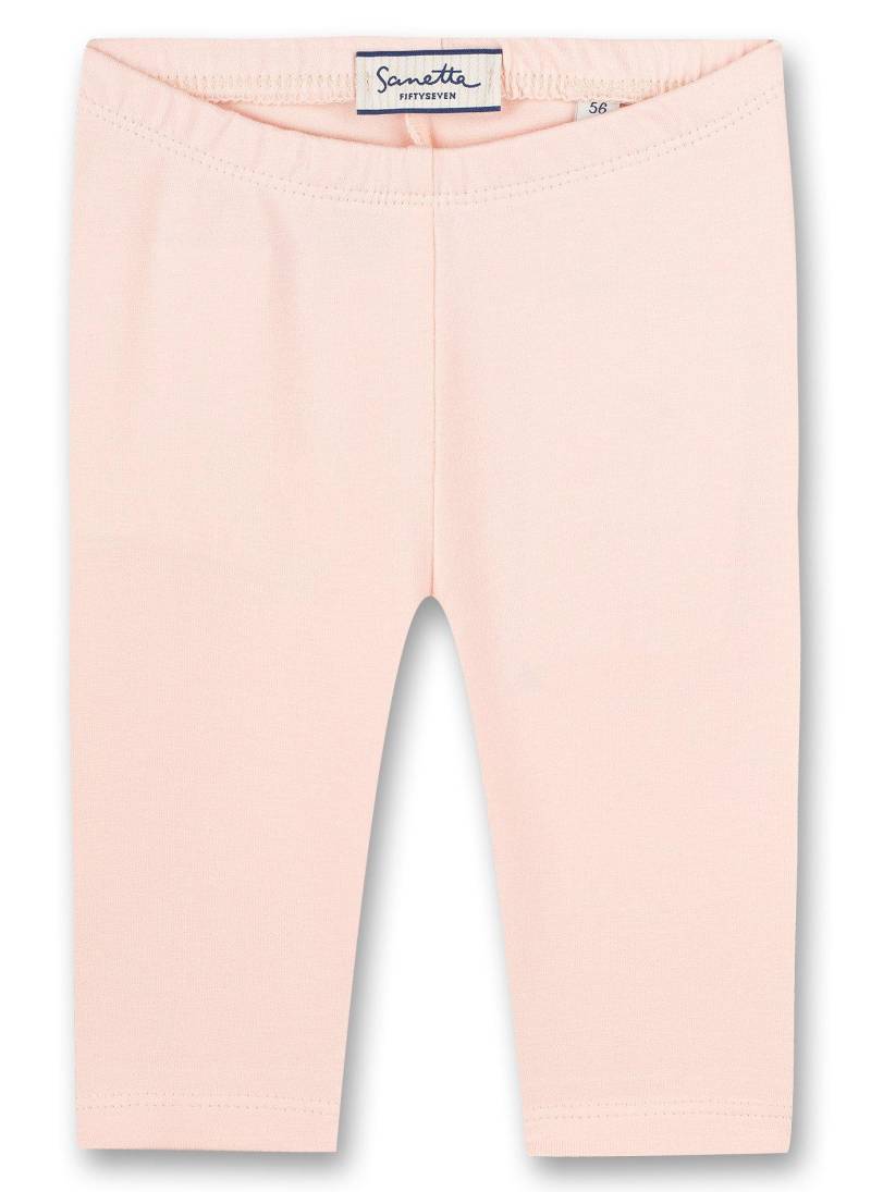 Baby Mädchen Leggings Family Stork Rosa Unisex Weiss 56 von Sanetta Fiftyseven