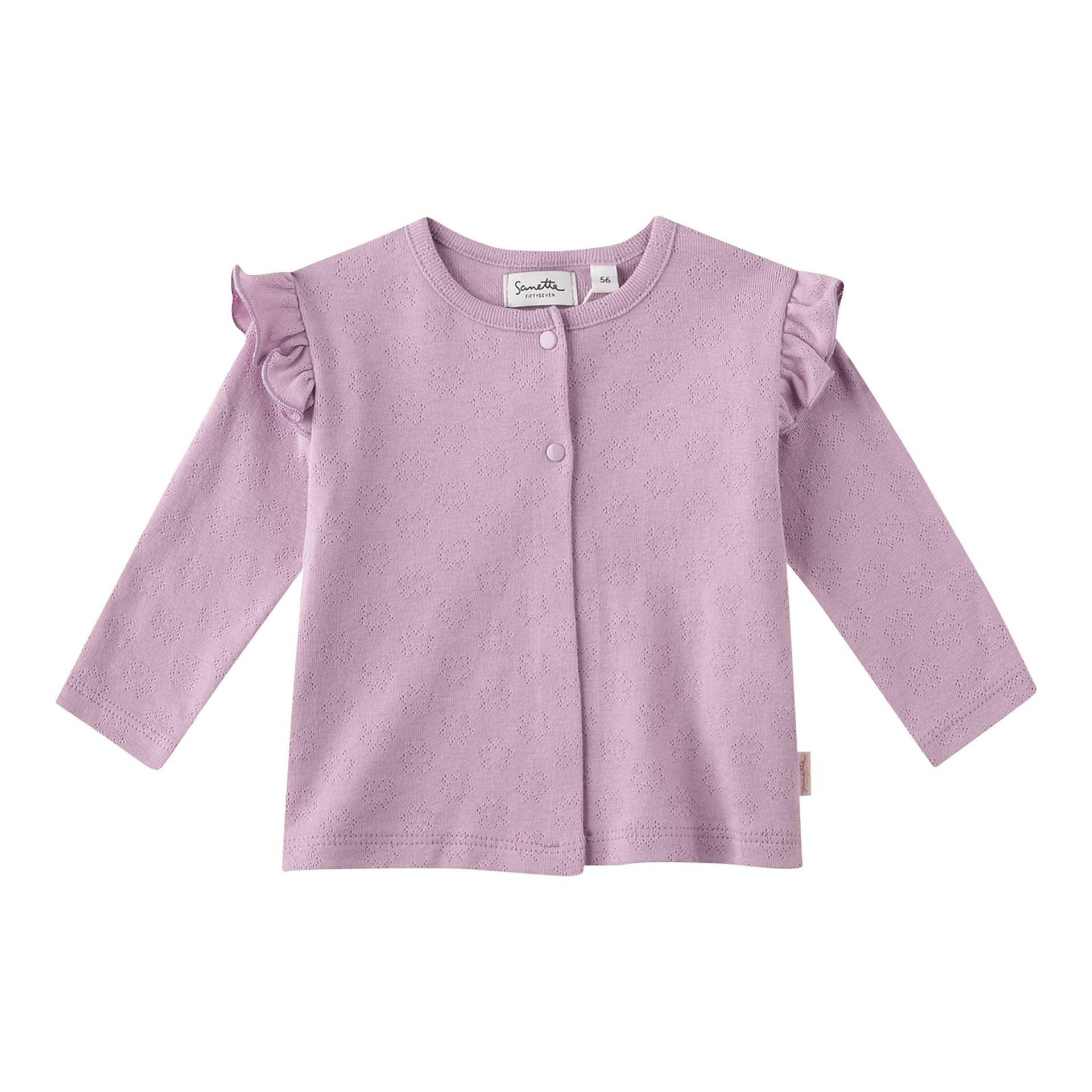 Sweatjacke Ajour Rüschen Sweatjacke Ajour Rüschen von Sanetta Fiftyseven